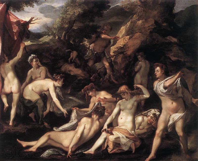 HEINTZ, Joseph the Elder Diana and Acteon s Spain oil painting art